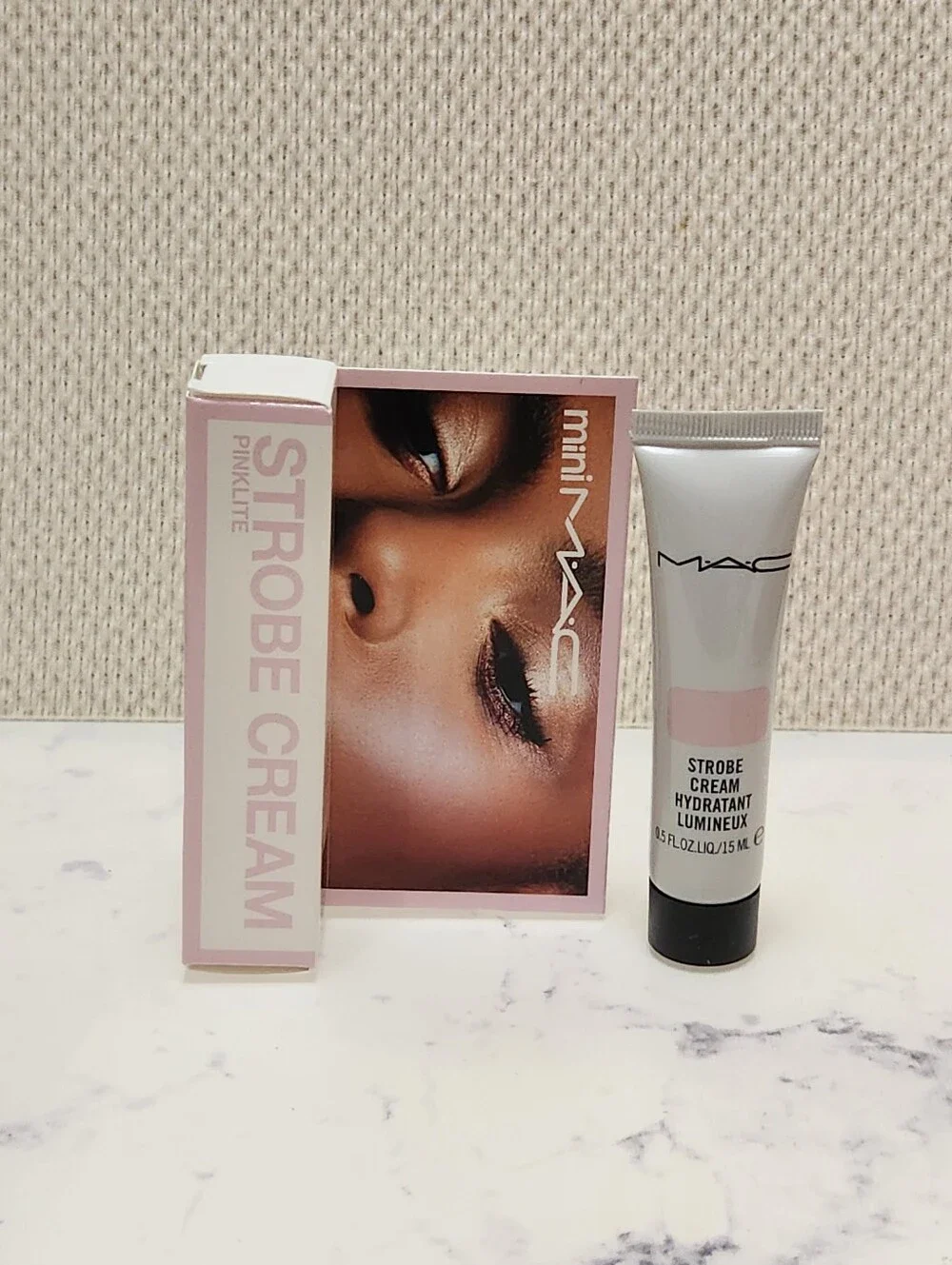 MAC Strobe Cream Pinklite Mini Size .5 oz